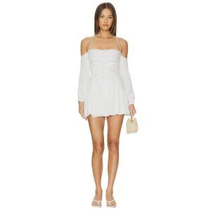Tularosa Mandy Mini Dress in White Medium New Womens